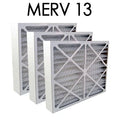 20x24x4 MERV 13 Pleated Air Filter 3PK | 19.375x23.375x3.625 - Actual Size