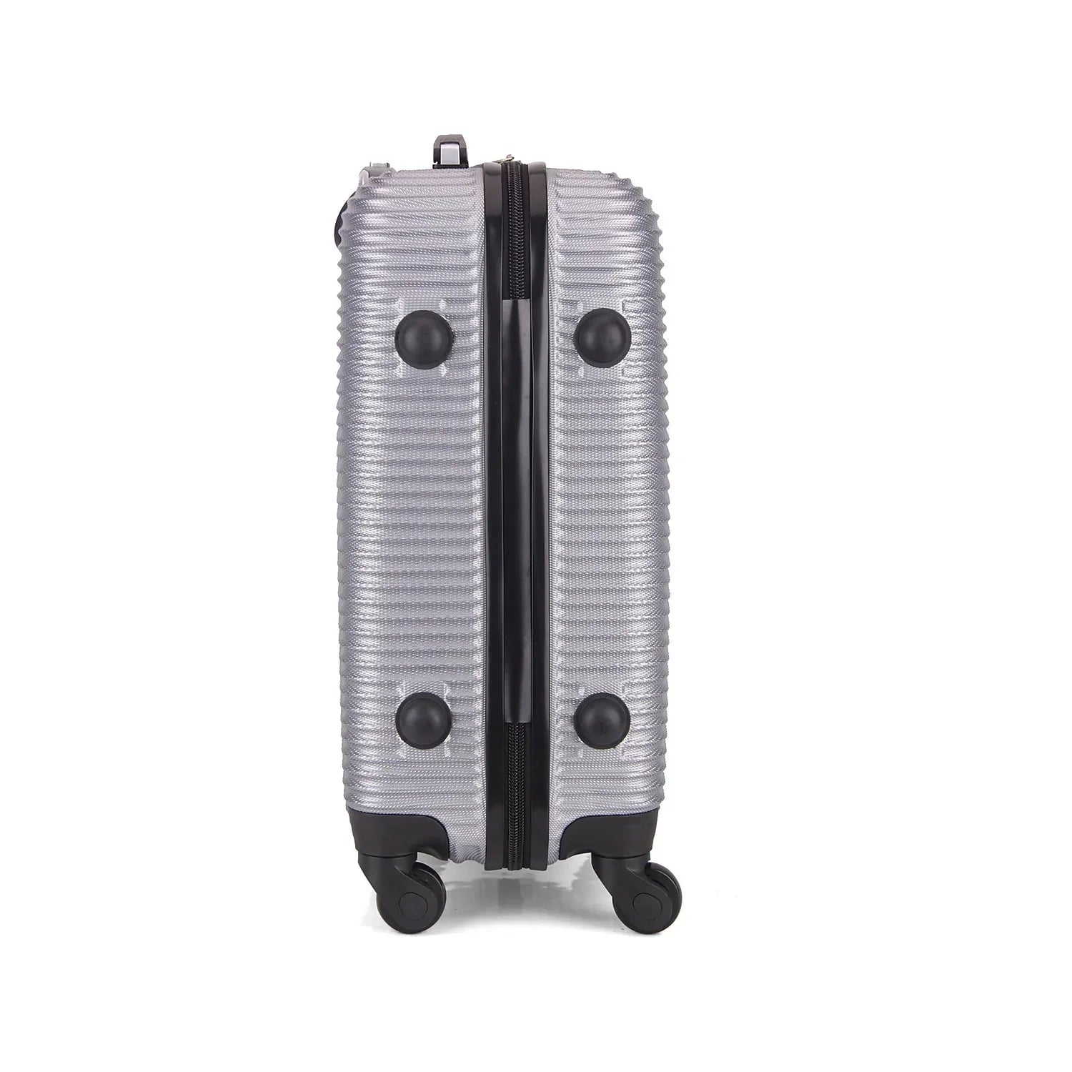 InUSA Royal Plastic Carry-On Luggage Silver (IUROY00S-SIL)