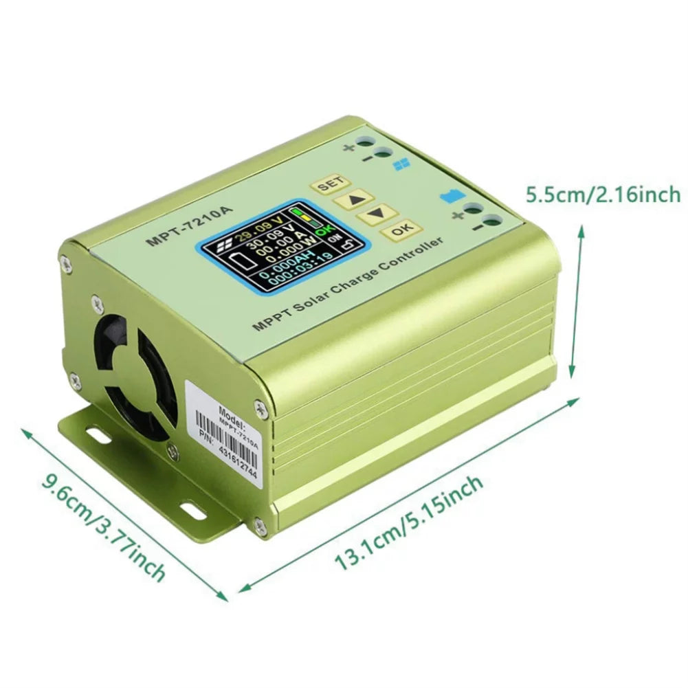 Mppt Solar Controller, Voltmeter Ammeter Numerical Control Boost Module 24 V to 72 V Battery Charger