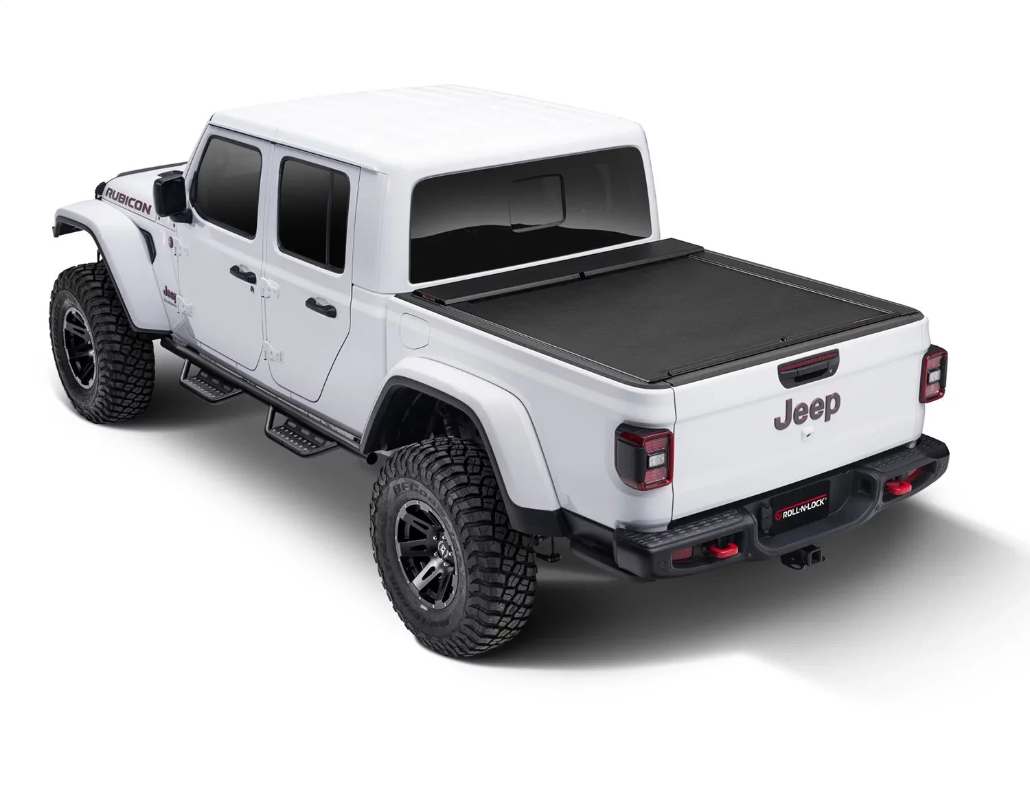 Roll-N-Lock by RealTruck M-Series Retractable Truck Bed Tonneau Wrap | LG496M | Suitable with Select 2020-2023 Jeep Gladiator w/o Trail Rail System 5' Bed (60")