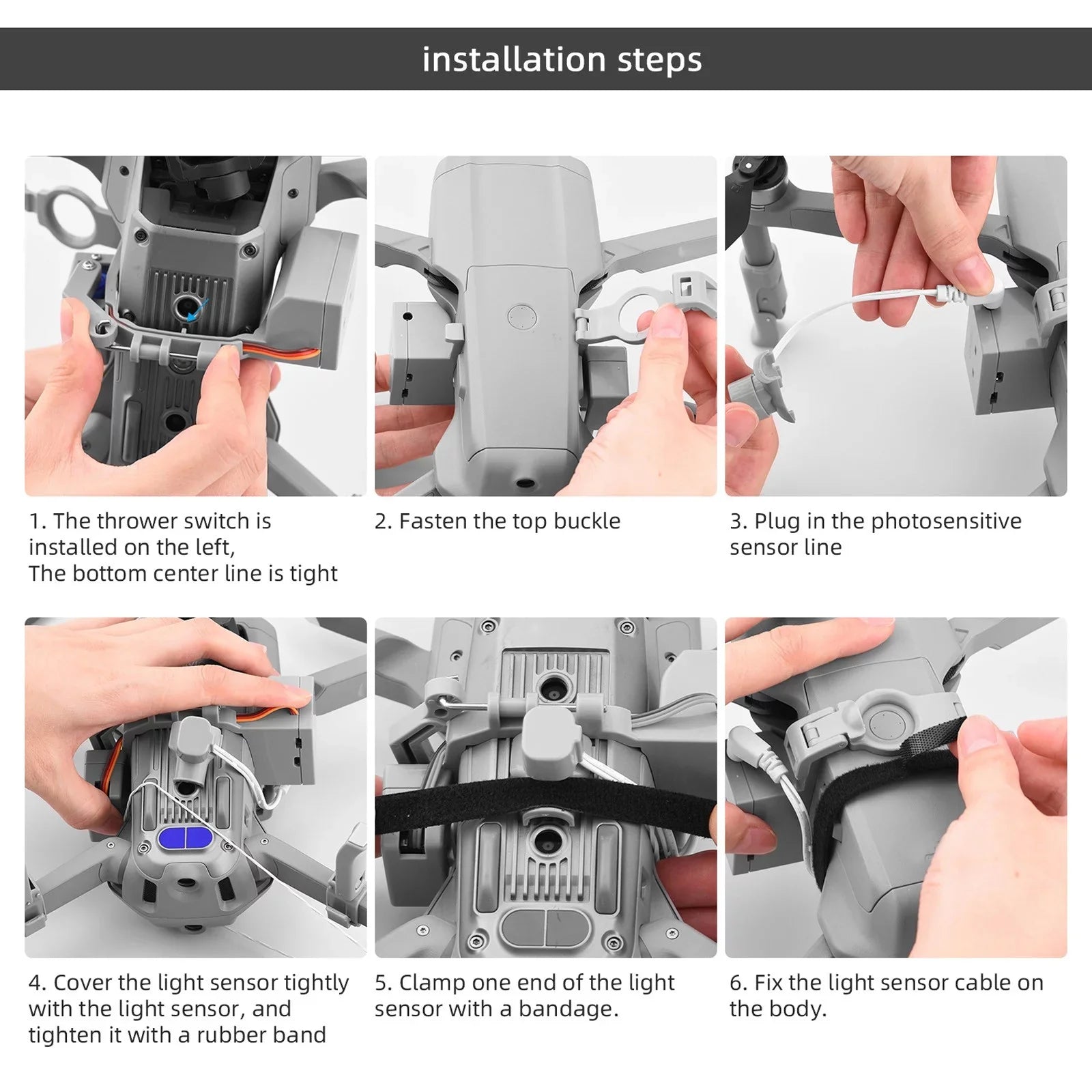 Follow Airdrop System Payload Airdrop Release Drop Device Kit Compitable With Mavic Air 2/Air 2s Wedding Proposal Delivery Device