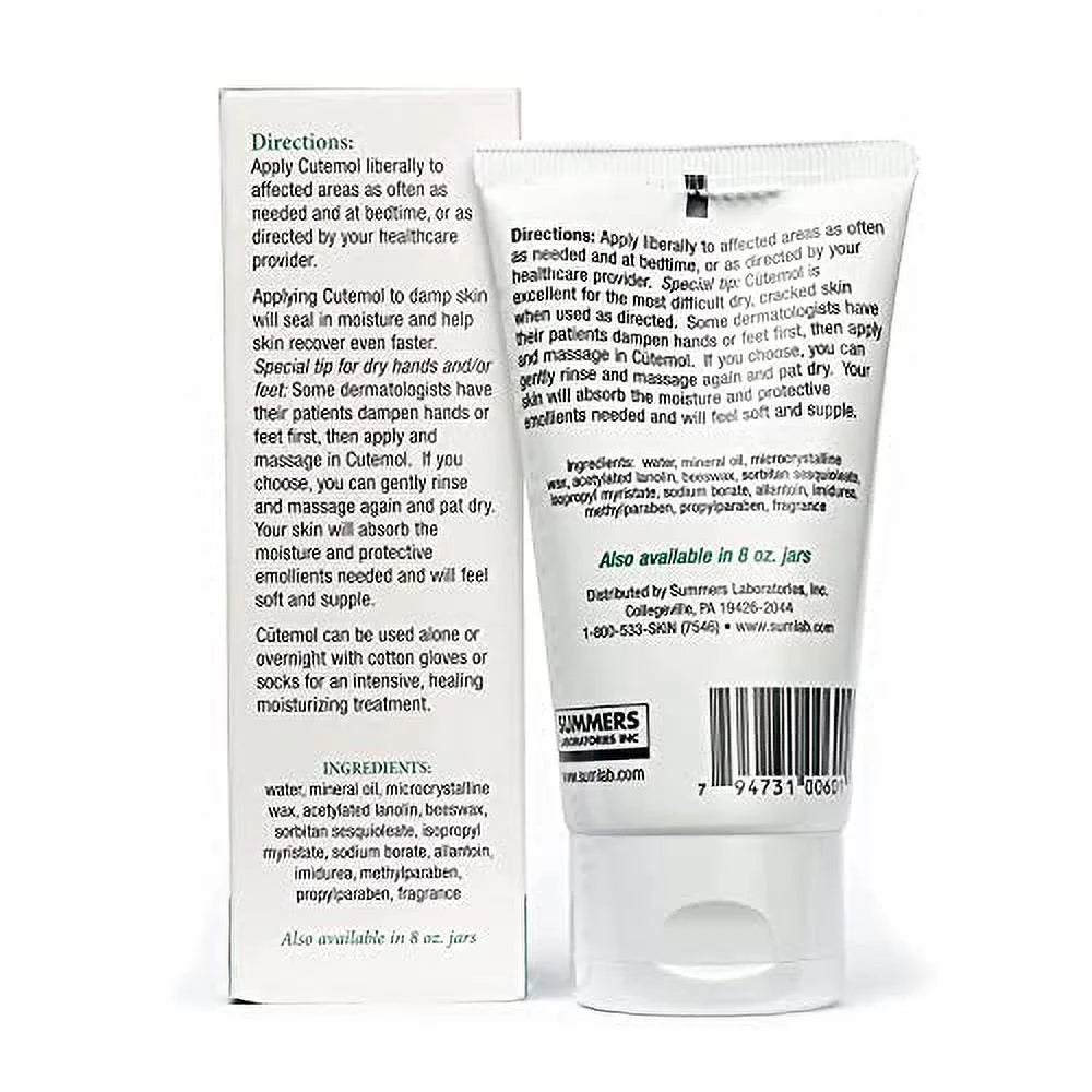 Cutemol Emollient Skin Cream - 2 oz, Pack of 3