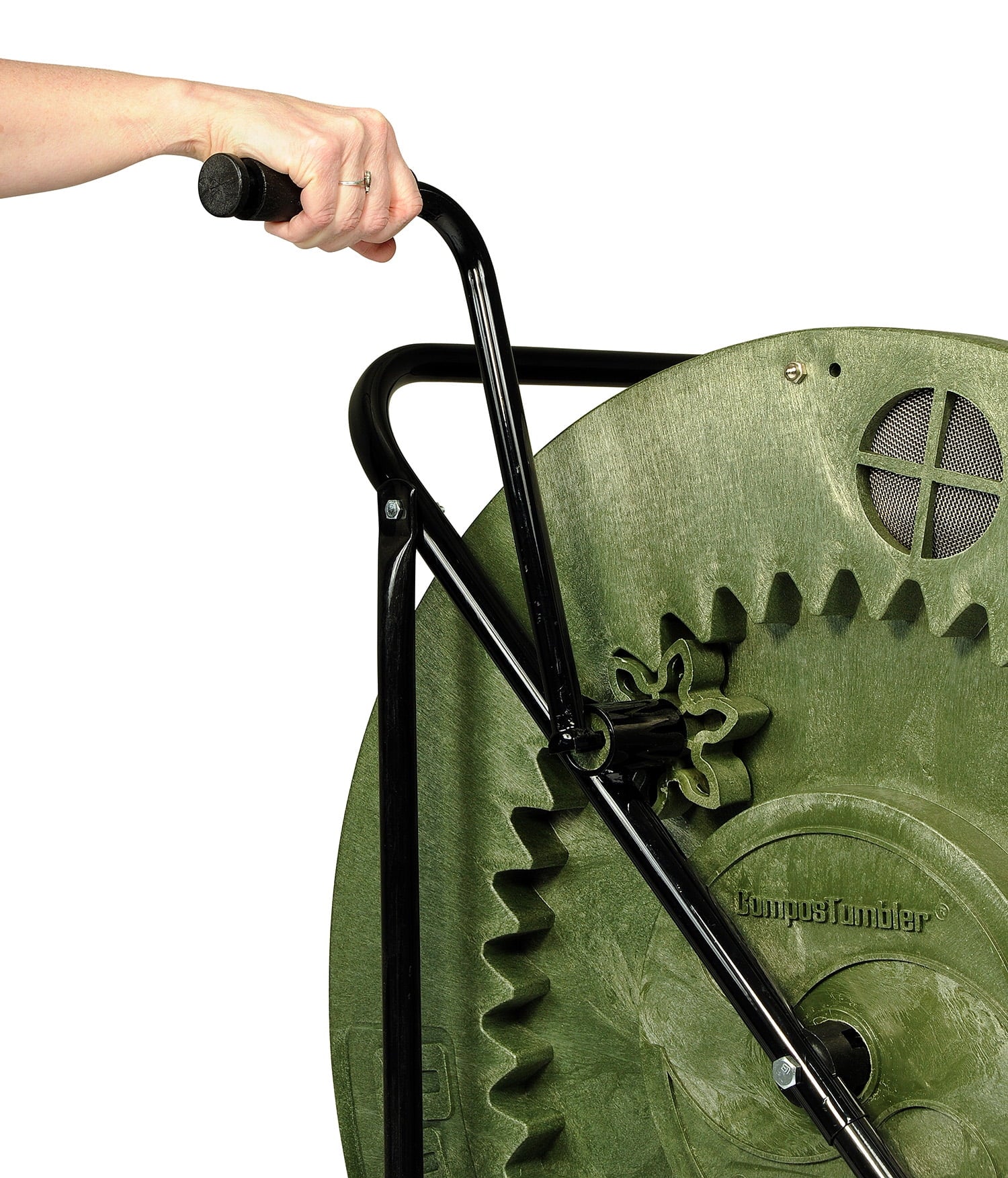 Mantis Compact ComposTumbler CT02001 Easy-to-Load Easy-to-Empty with No Bending - Sturdy and Strong Holds 88 Gallons, Low Cost Per Gallon