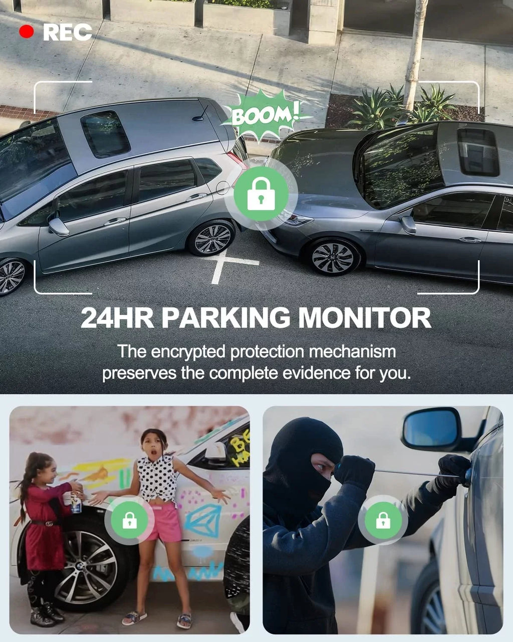 Yeecore Dash Cam, 4K Dash Cam Front UHD 2160P, Car Camera with WiFi GPS, 3.16" LCD, Portable Magnetic Mount, Dash Camera for Cars with WDR, Night Vision, Parking Monitor, G-Sensor, Support 256GB Max