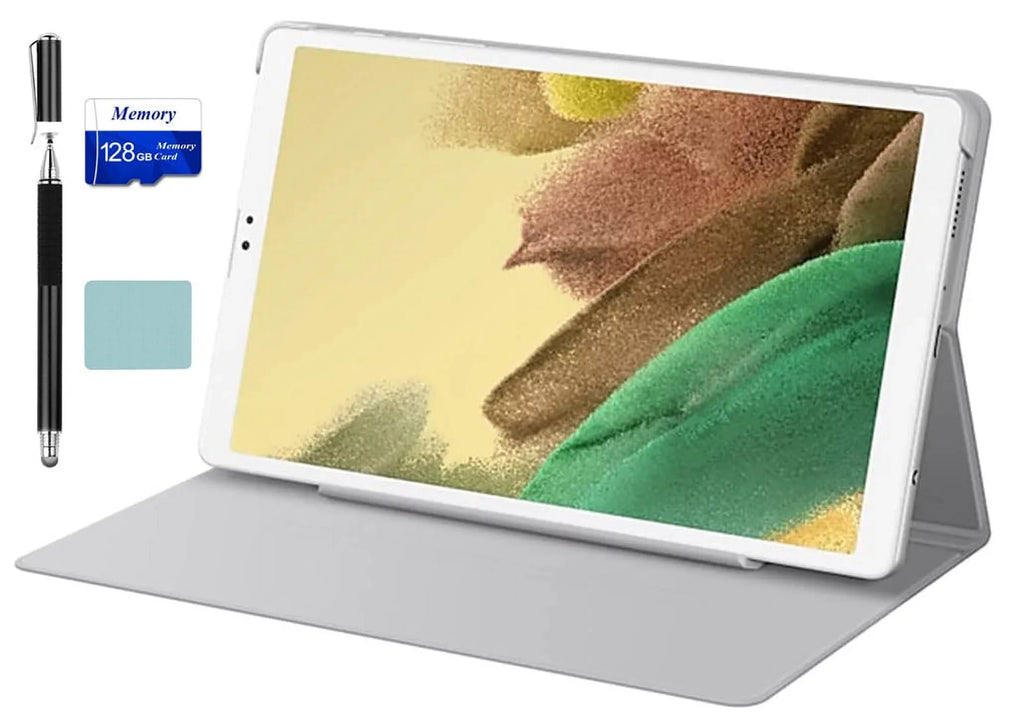 Samsung Galaxy Tab A7 Lite 8.7-inch (1340x800) WiFi Tablet Bundle, Octa- Mediatek MT8768T Processor, 3GB RAM, 32GB Storage, Android Q, Silver + Mazepoly Accessories