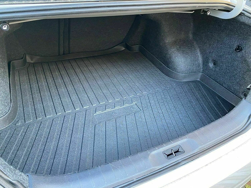 EACCESSORIES EA Cargo Liner – Trunk Mat for Nissan Altima 2013-2023 – Durable Trunk Mats for Cars with Raised Lip – Non-Slip Car Trunk Mat Rubber – Easy to Install – Laser Pre-Cut Design