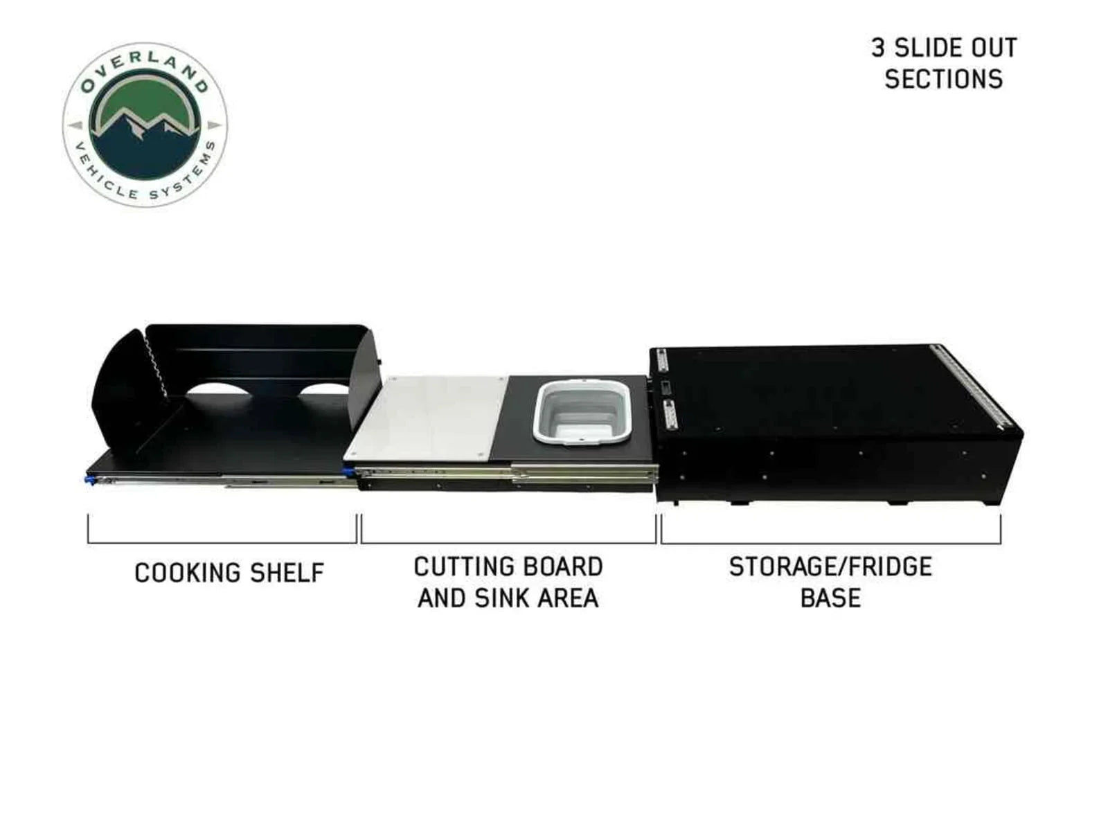 Overland Vehicle Systems 21010401 Cargo Box with Slide Out Drawer