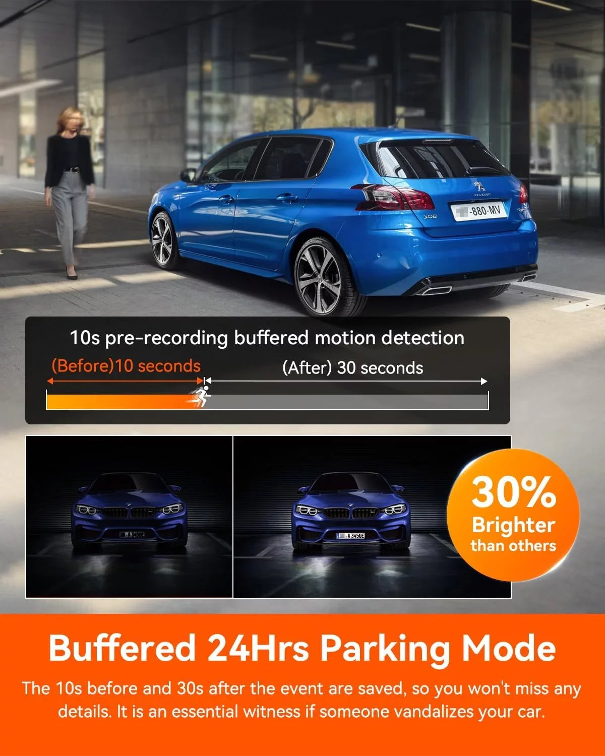 Vantrue N4 Pro 3 Channel 4K WiFi Dash Cam | GPS 4K + 1080P + 1080P (Memory Card Not Included)