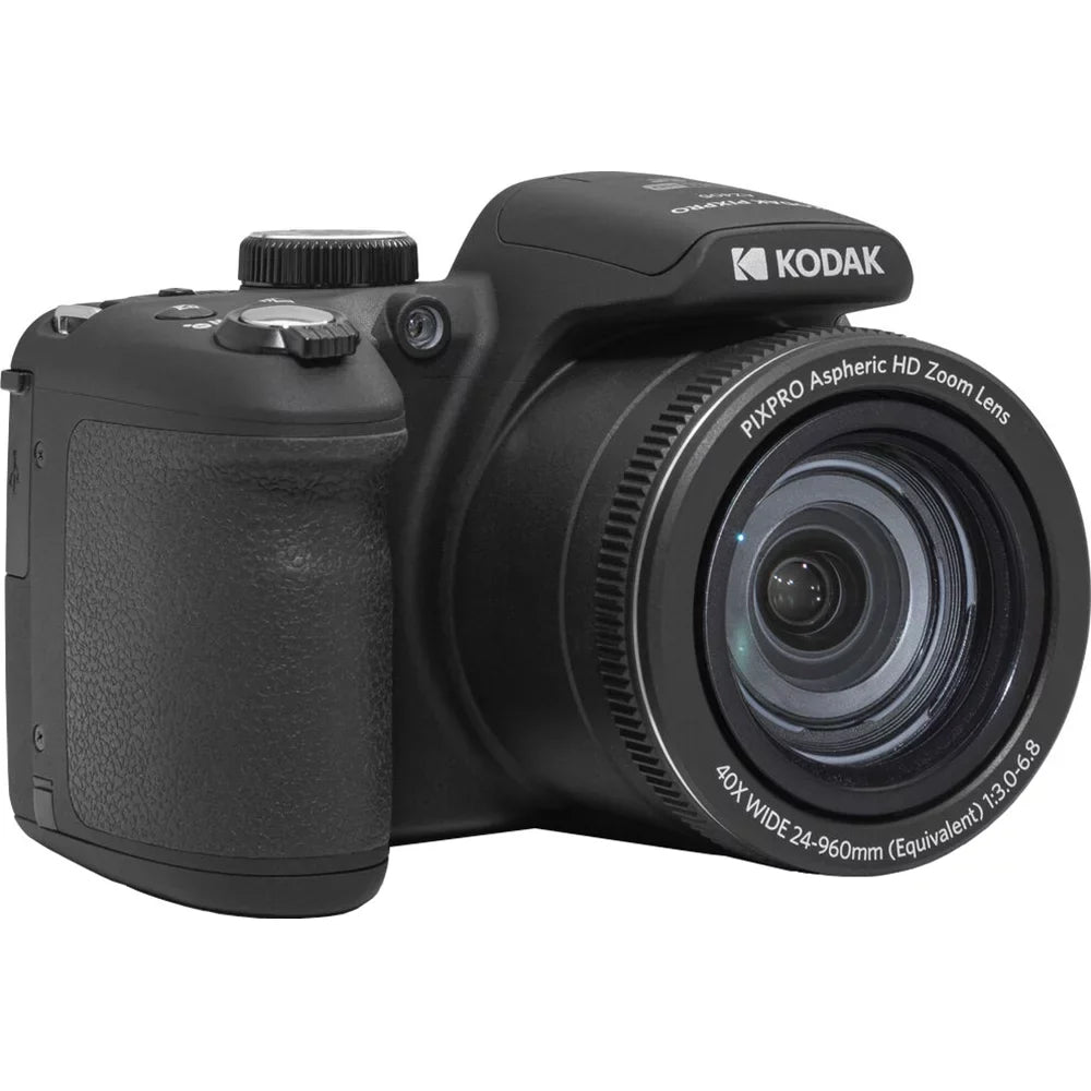 Open Box KODAK PIXPRO AZ405-BK 20MP Digital Camera 40x Optical Zoom 24mm Wide Angle Lens Optical Image Stabilization 1080P Full HD Video 3" LCD Vlogging Camera (Black)
