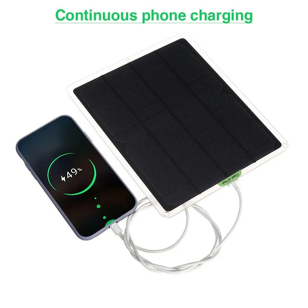 DFITO 22W Solar Panel,12V/5V Trickle Charger Battery Charger Kit W/ 2x Alligator clip,1x Cigarette lighter,2 Carabiners,1 mountaineering bag,1 Fast Charger,Maintainer Watercraft RV Car
