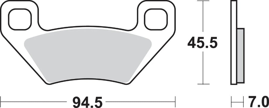 SBS ATS Sintered Brake Pads (822ATS)