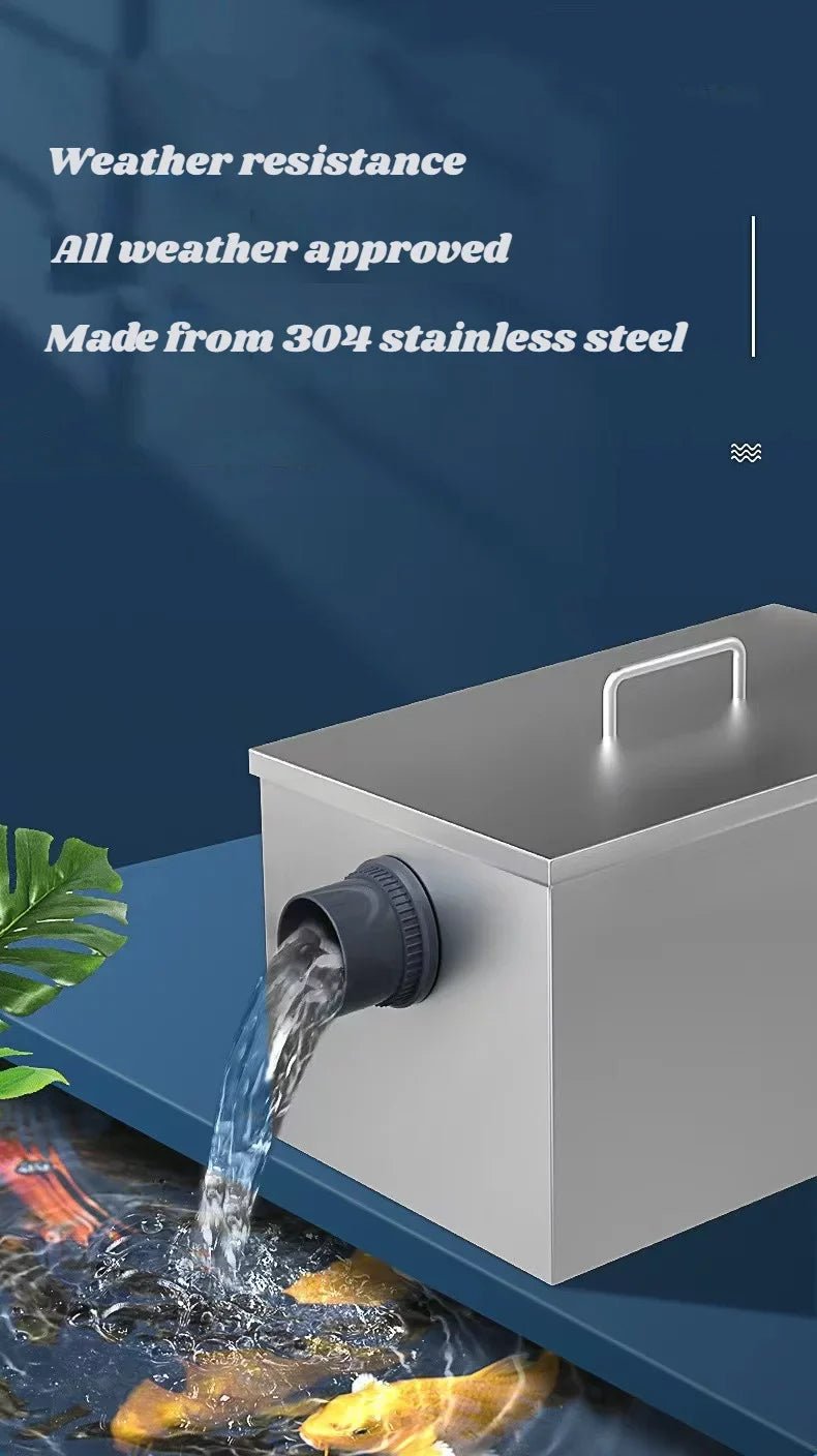 Courtyard pond Koi breeding tank UV disinfection filter