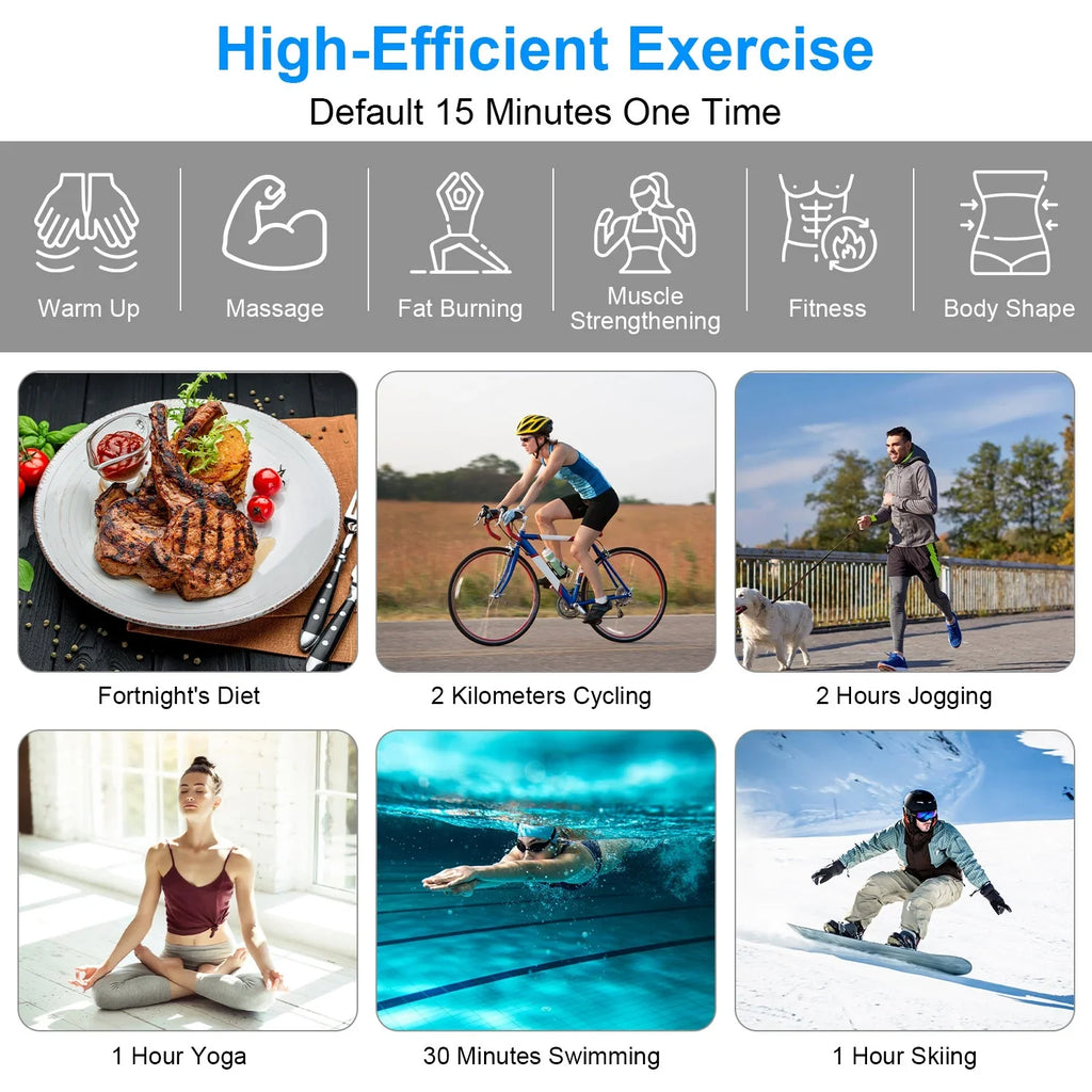 Abdominal Muscle Stimulator iMounTEK ABS Training Fitness Equipment with 6 Modes 18 Intensity Levels Home Office