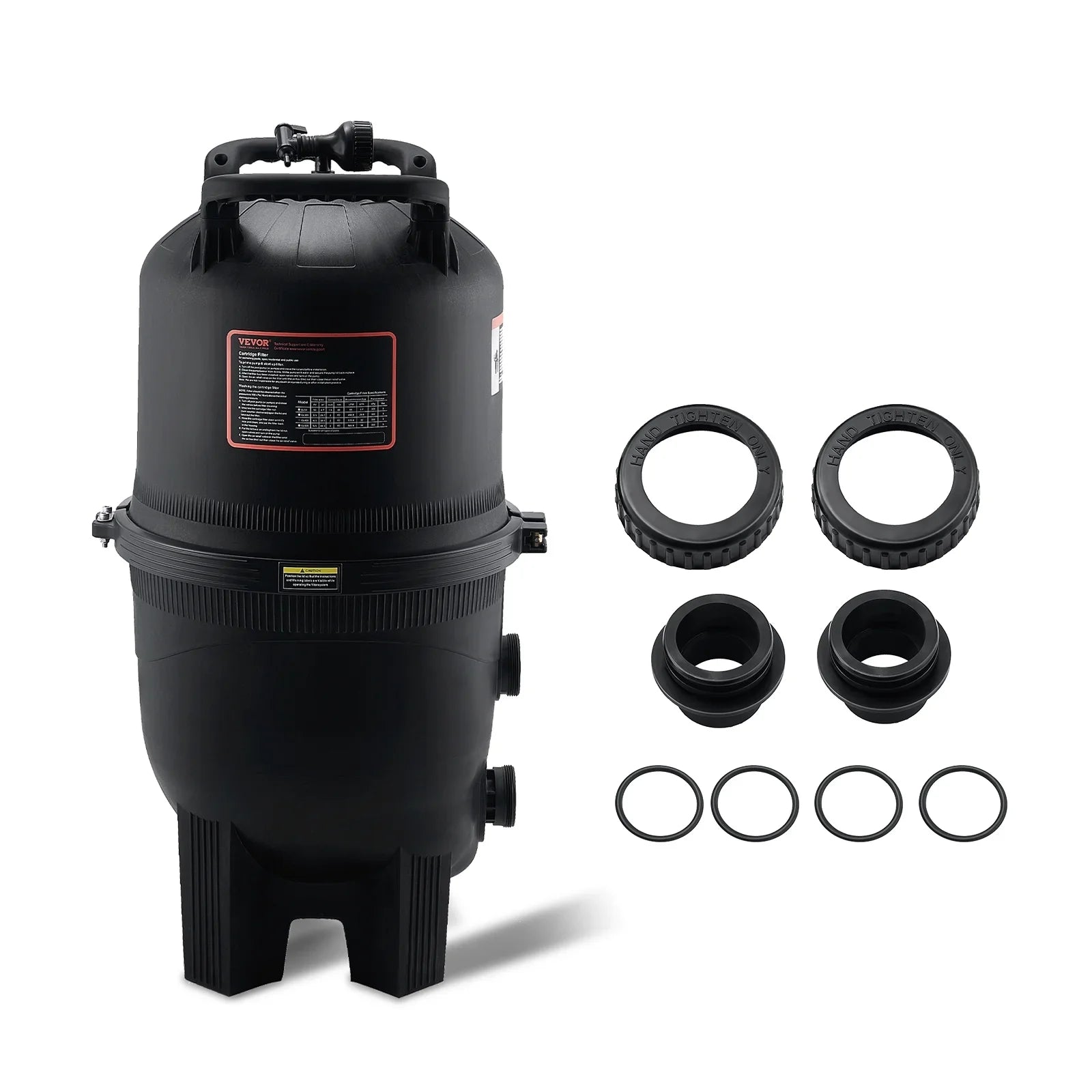 SKYSHALO 425Sq.Ft Pool Cartridge Filter In/Above Ground Swimming Pool Filtration