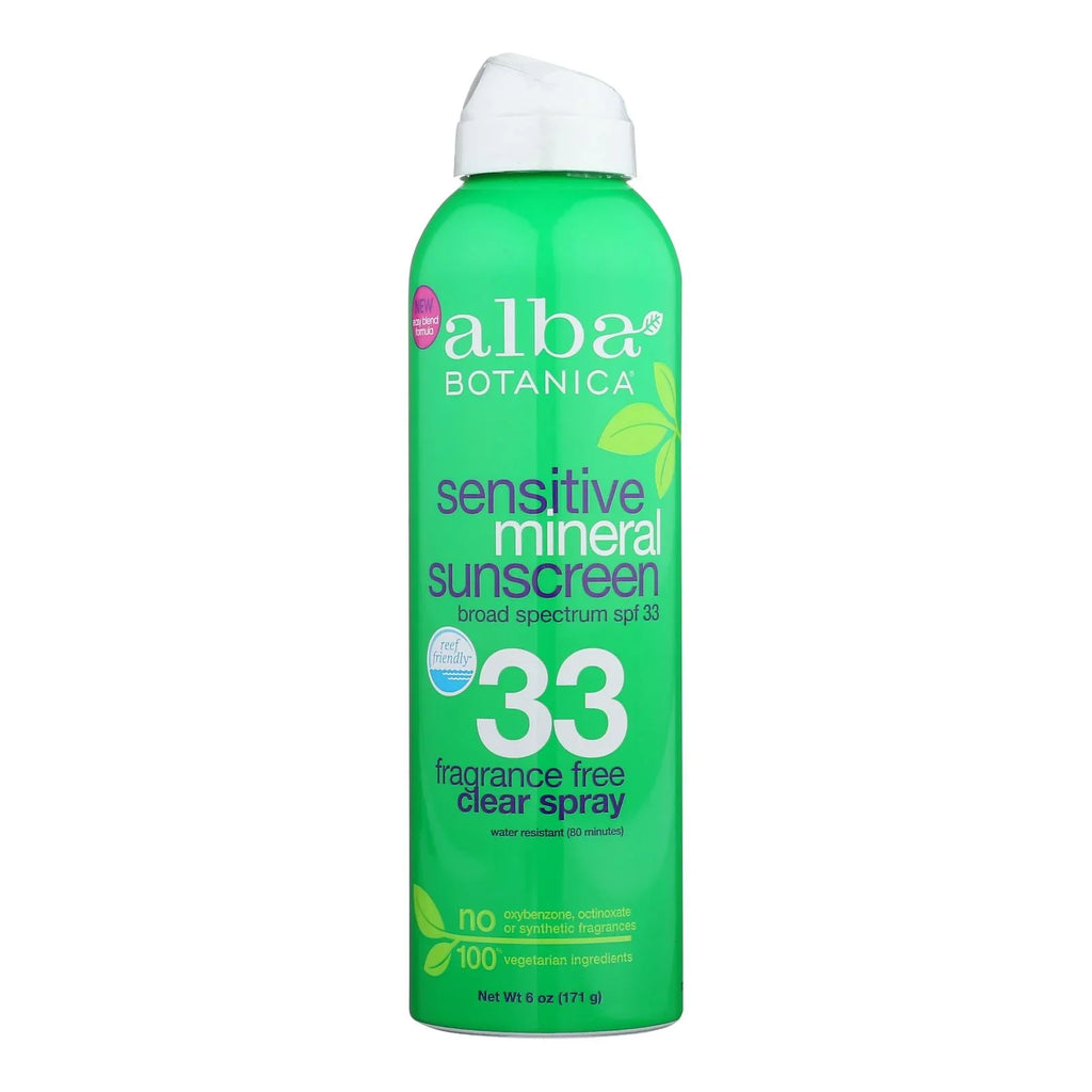 Alba Botanica - Sunscreen Spray For Face Mineral - 1 Each-5 Fluid Ounces