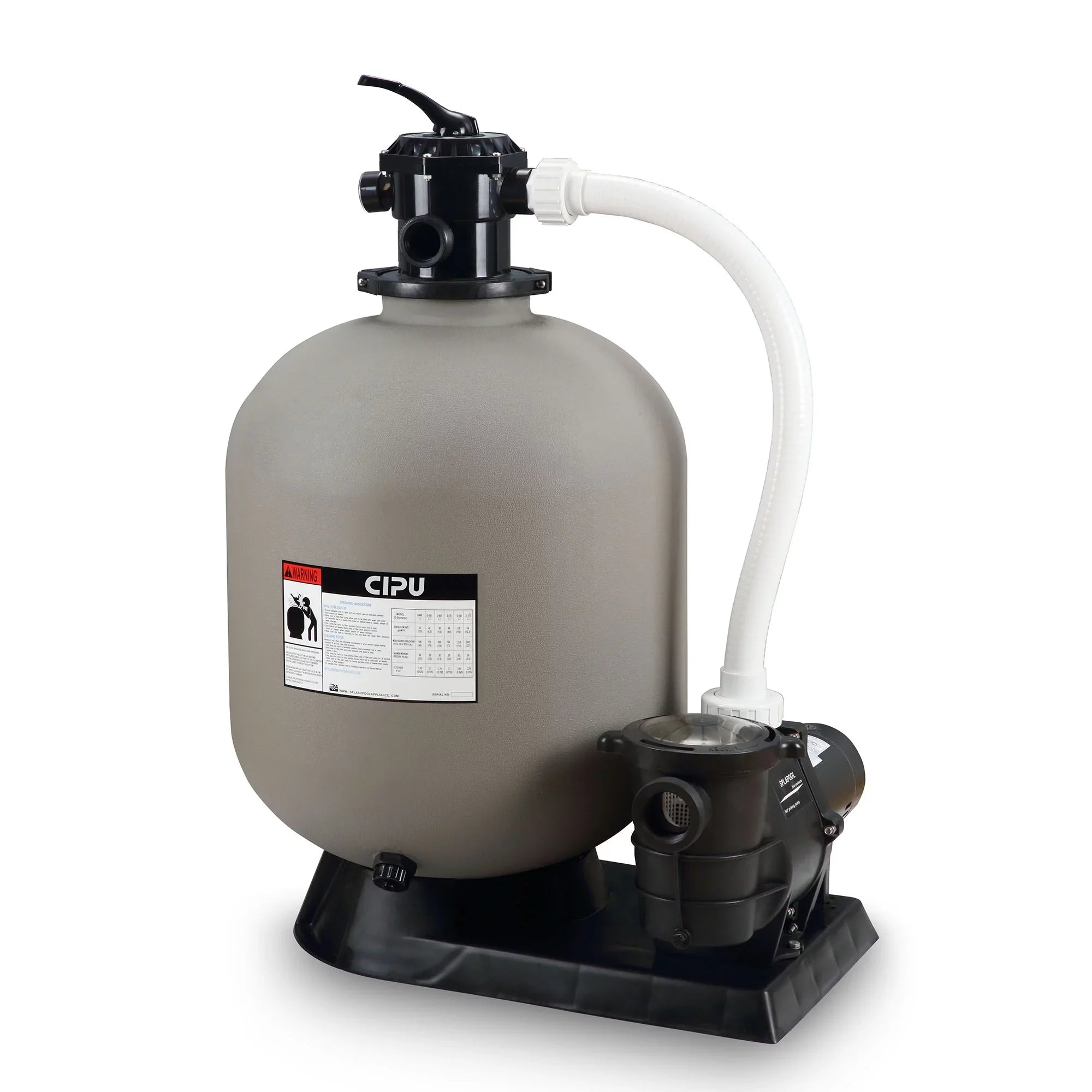 Northlight 24-Inch Above Ground Swimming Pool Sand Filter System with 1.5 HP Pump