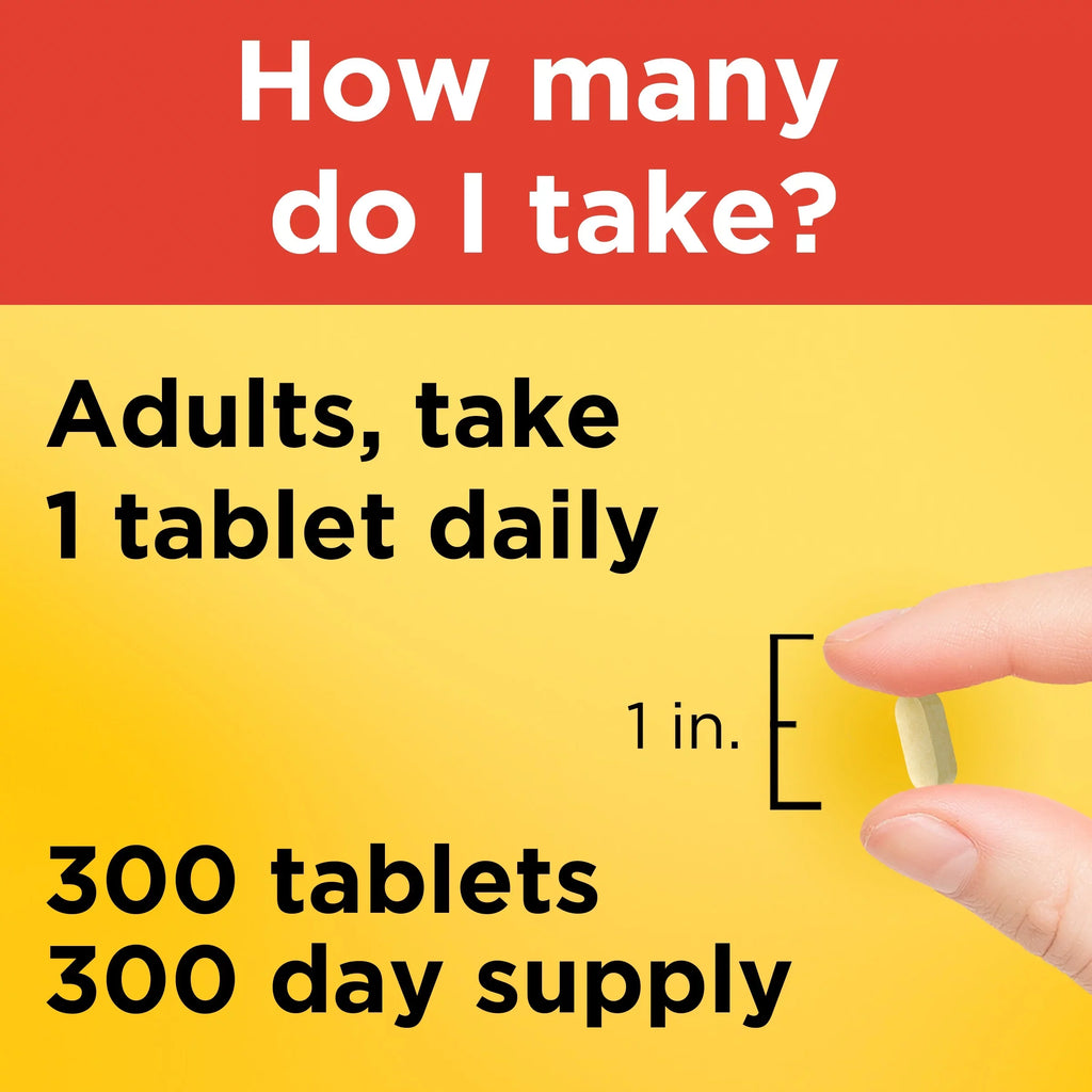 Nature Made Extra Strength Vitamin C 1000 mg Tablets, Dietary Supplement, 300 Count