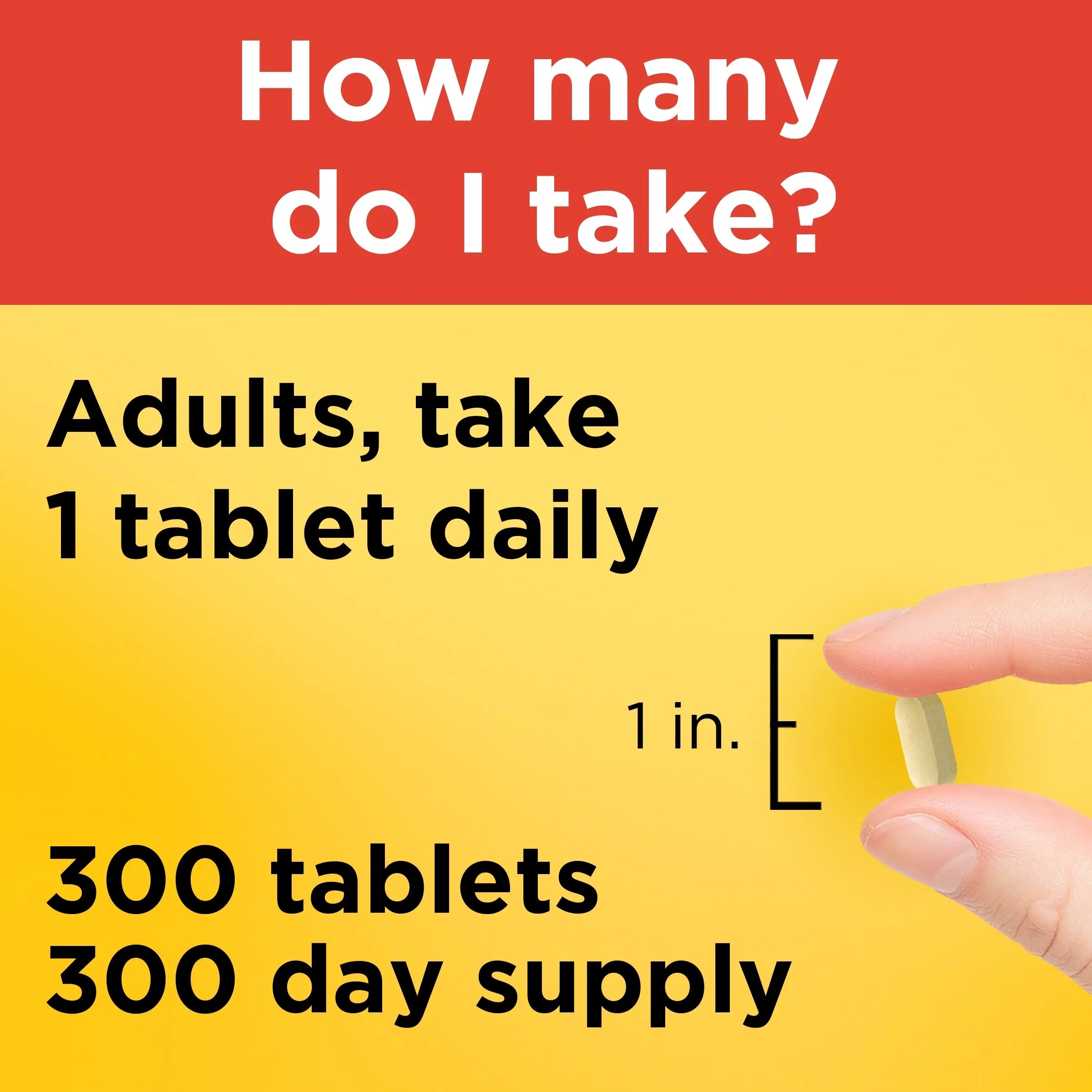 Nature Made Extra Strength Vitamin C 1000 mg Tablets, Dietary Supplement, 300 Count