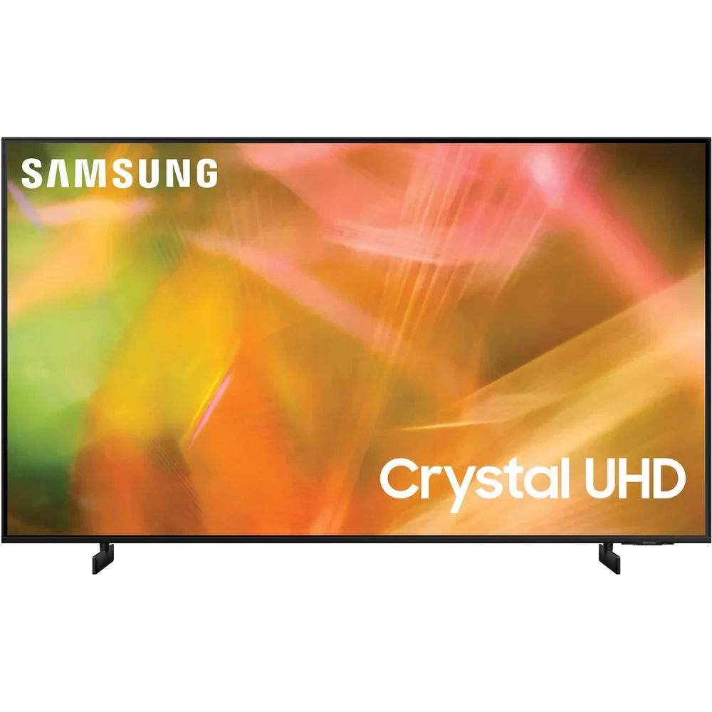 Restored Samsung 43" Class 4K Crystal UHD (2160p) LED Smart TV with HDR UN43AU8000 2021 [Refurbished]