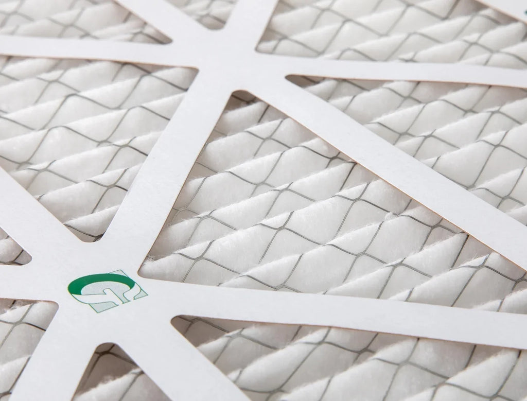 12x24x2 MERV 10 Pleated HVAC Air Filters by Glasfloss. ( Quantity 5 ) Exact Size: 11-3/8 x 23-3/8 x 1-3/4