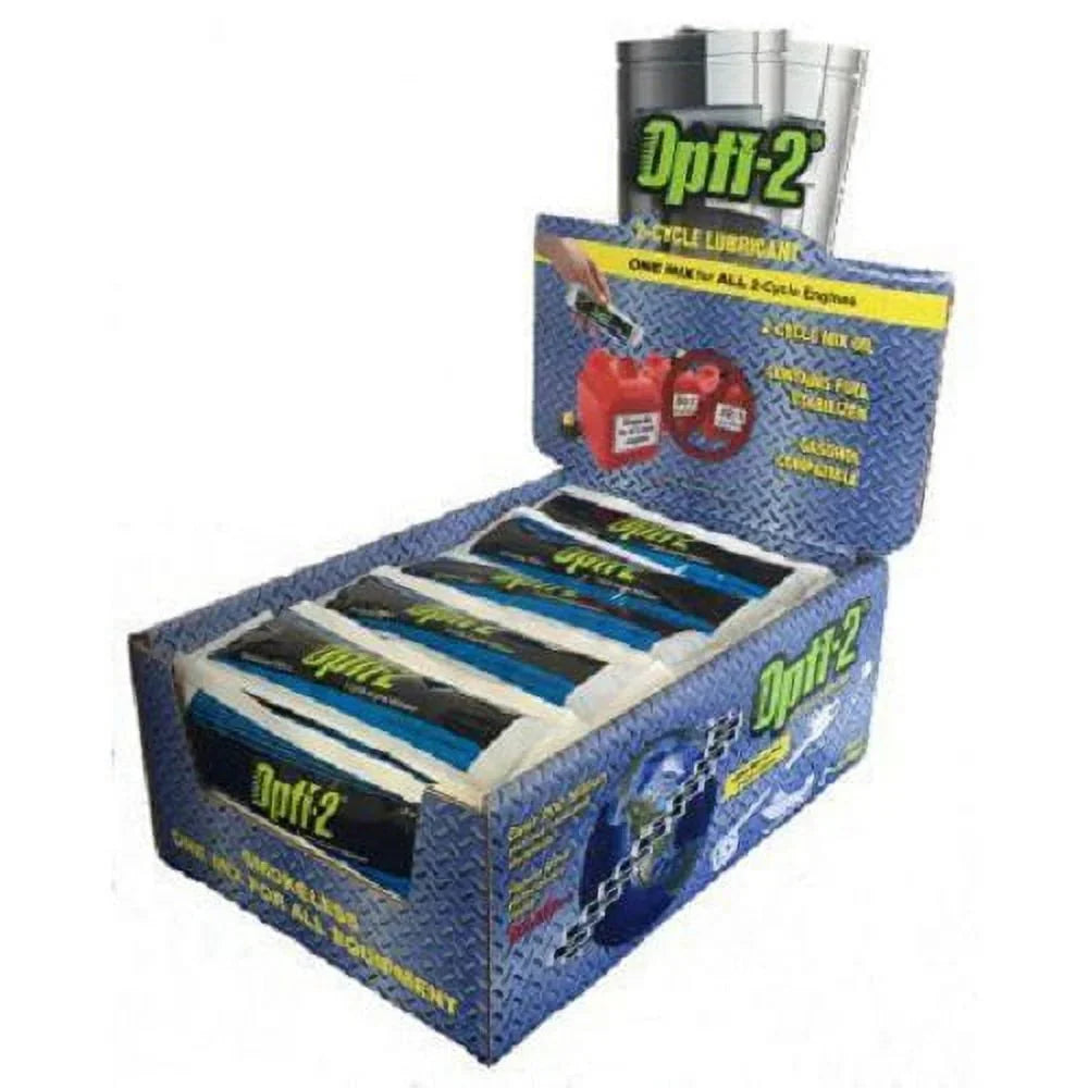 Interlube International 20096 1.8 oz Opti-2 2 Cycle Mix Engine Oil With Fuel Stabilizer - Quantity of 96