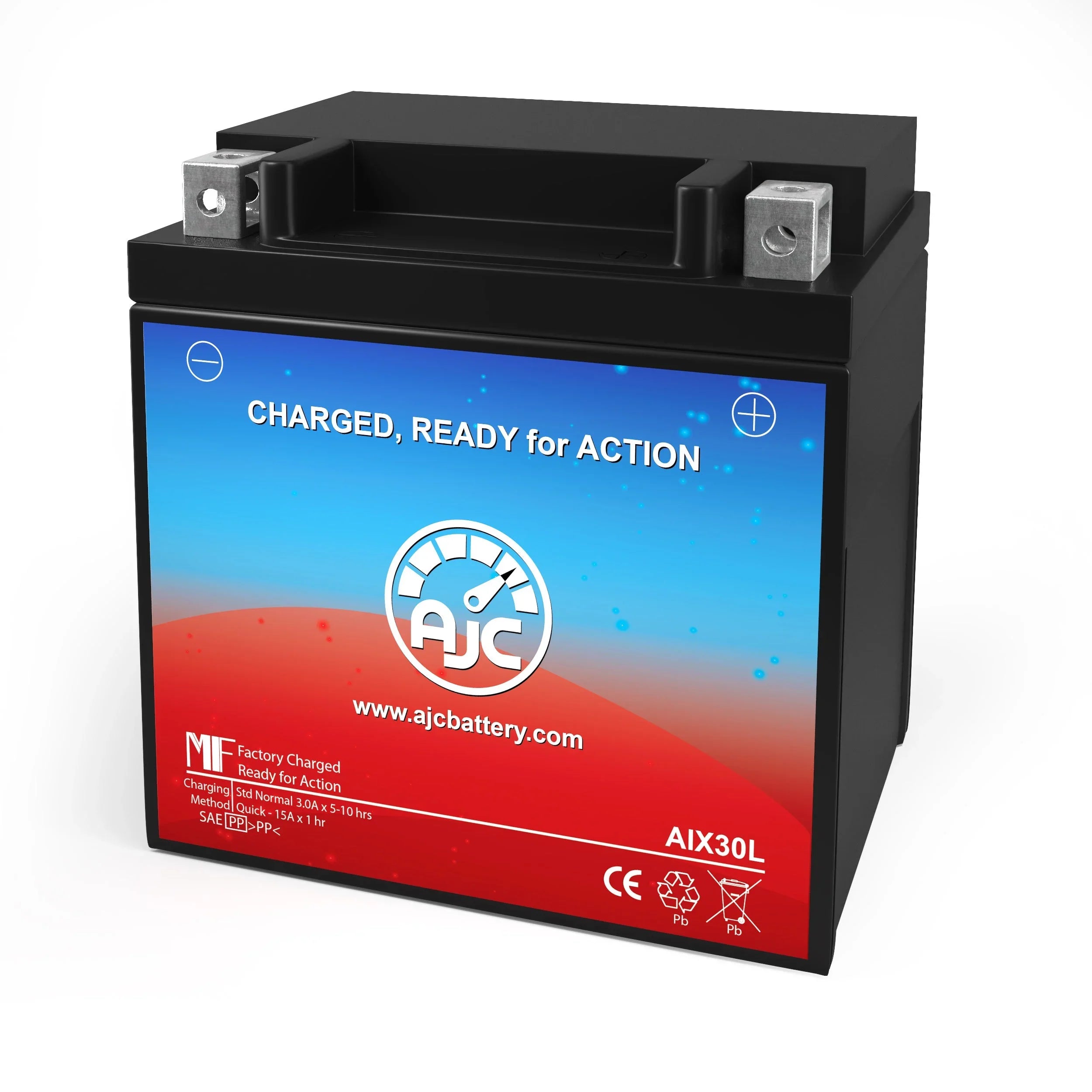 AJC Battery Fitting with Sea-Doo RXP X 300 1630CC Personal Watercraft Replacement Battery (2017-2019)
