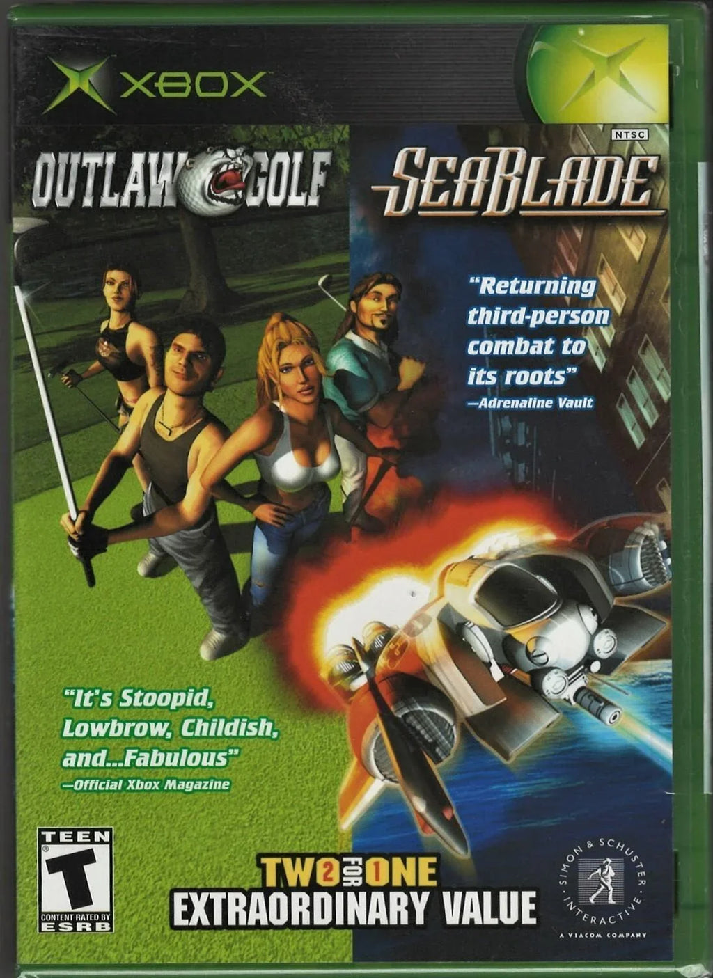 Outlaw Golf / Seablade 2-In-1 Xbox (Brand New Factory Sealed US Version)