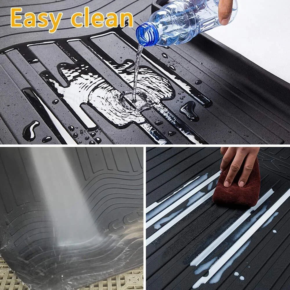 Car Rear Trunk Liner Cargo Mat Carpet for Toyota RAV4 2006-2012 Easy to Install