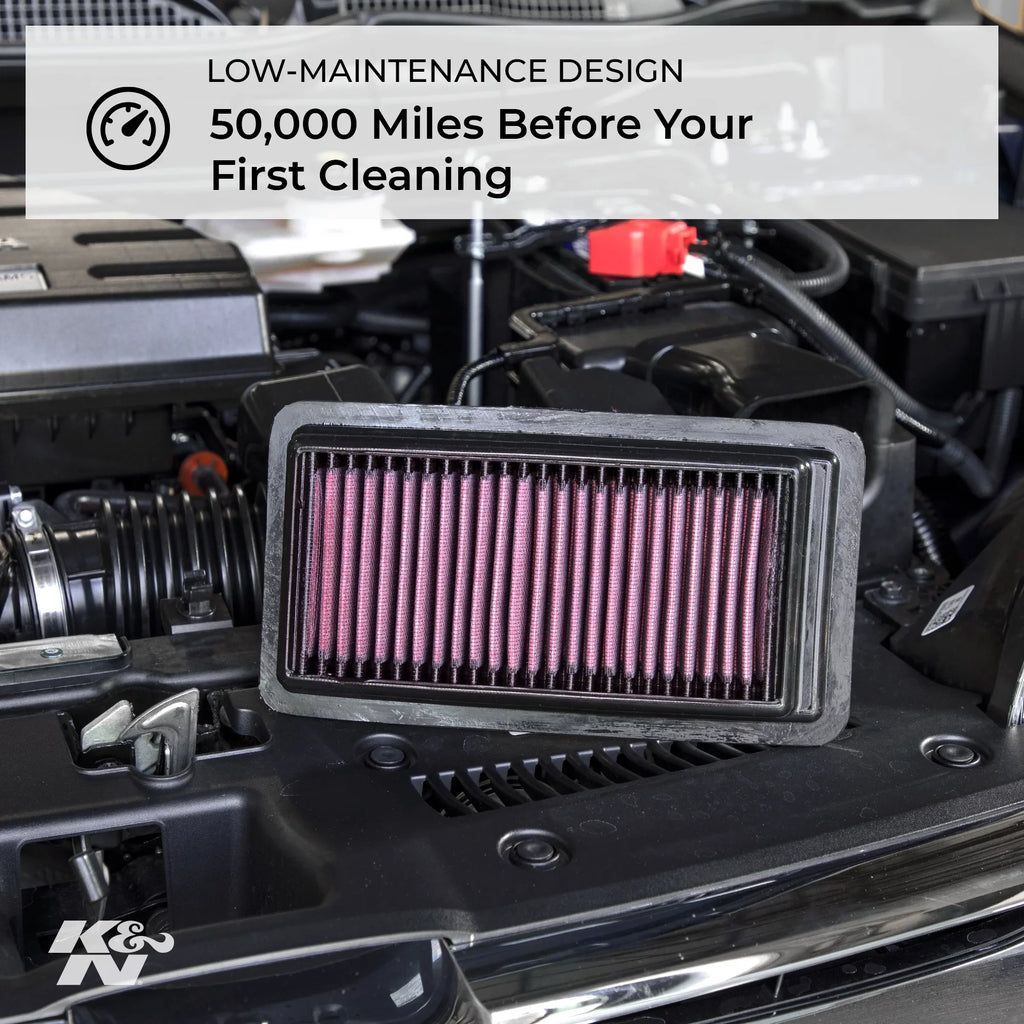 K&N Engine Air Filter: High Performance, Premium, Washable, Replacement Filter: 1982-2012 NISSAN/HONDA/ISUZU (Bluebird, Tiida Qida, Fairlady, Primera, Almera, Pulsar, Civic, Gemini, Aska), 33-2036