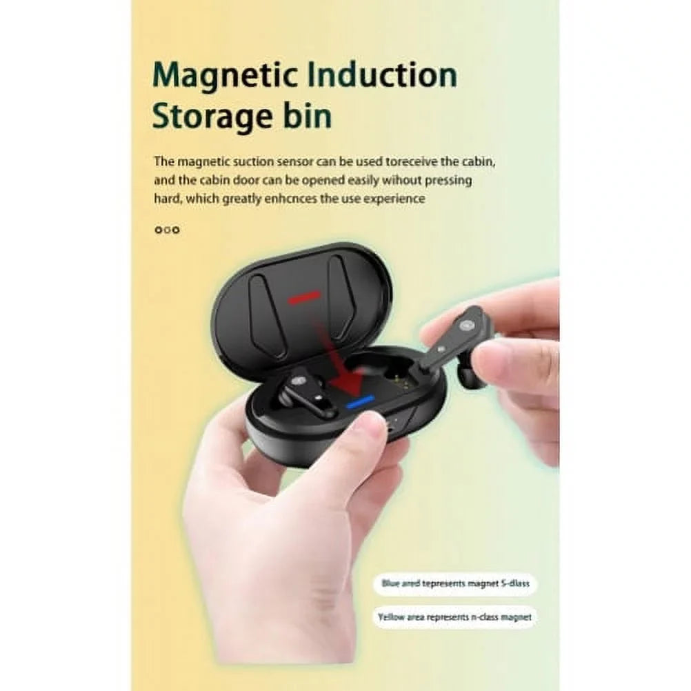 Wireless TWS Earphones for Amazon Fire Max 11 (2023) - Earbuds Headphones True Stereo Headset Hands-free Mic Charging Case Suitable With Amazon Fire Max 11 (2023) Tablet