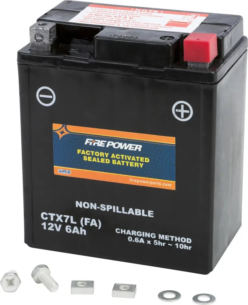 Fire Power Sealed Factory Activated Battery CTX7L-BS (FA) Suitable With Honda CB300FA ABS 2017
