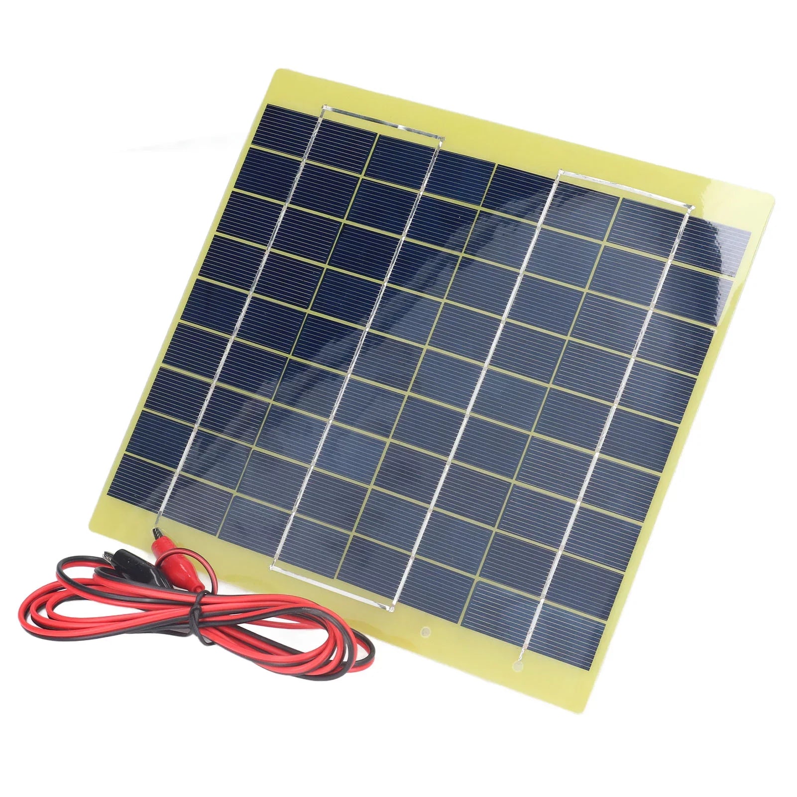Qulable Solar Panel Polysilicon Material Low Light Efficiency Lightweight Portable Solar Charger for Charging 12V Battery 5W 18V