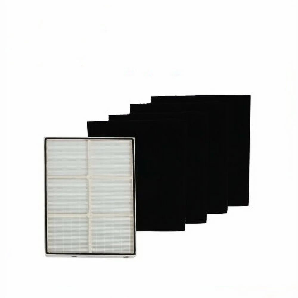 Whirlpool Suitable HEPA Purifier Filter + Pre-Carbon Filters Fits Non-OEM Whispure Purifier Models AP450 AP510 (Whirpool Filter + 4 Pre-Carbon Black Filters)