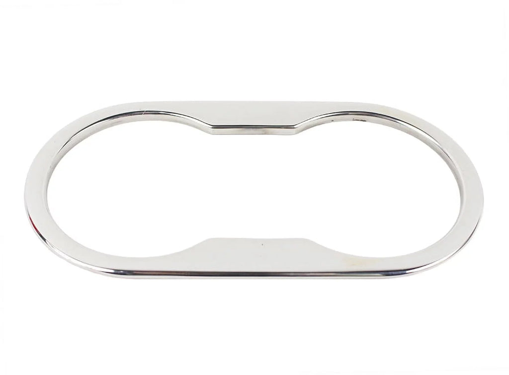 Kentrol 30002 Jeep Wrangler JK - 2007-10 Cup Holder Bezel Polished Stainless Steel