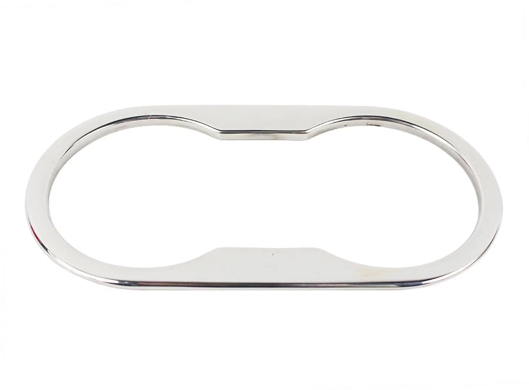 Kentrol 30002 Jeep Wrangler JK - 2007-10 Cup Holder Bezel Polished Stainless Steel