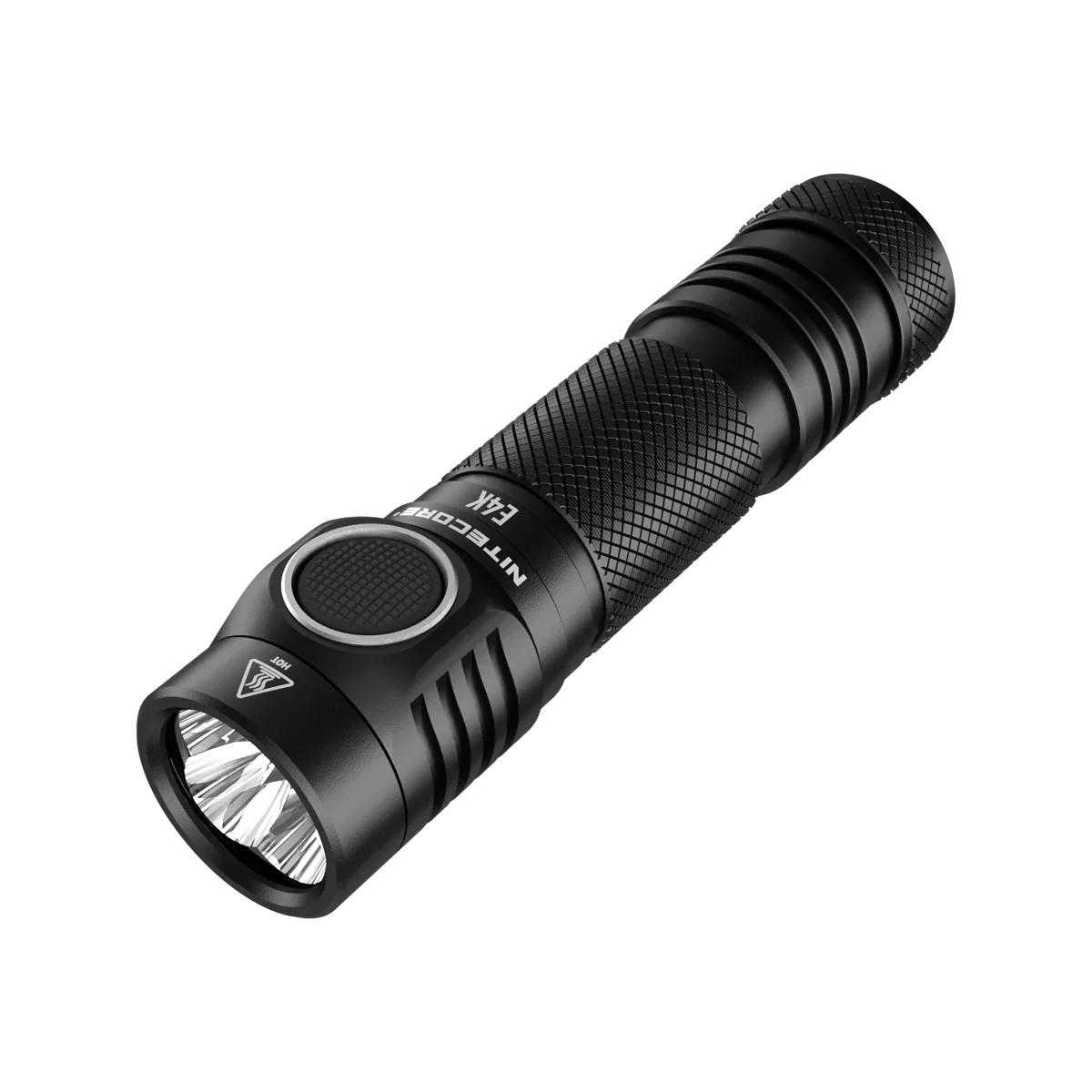 Combo: NITECORE E4K Next generation Flashlight - 4400Lm w/NL2140 and NL2150HPR Batteries +UI1 USB Charger and Eco-Sensa USB Cord