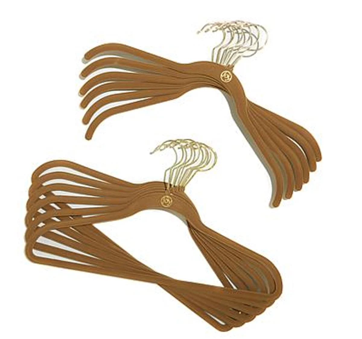 JOY Mangano Huggable Hangers (SAND) 100-piece Anti-Microbial Clean Boss Set