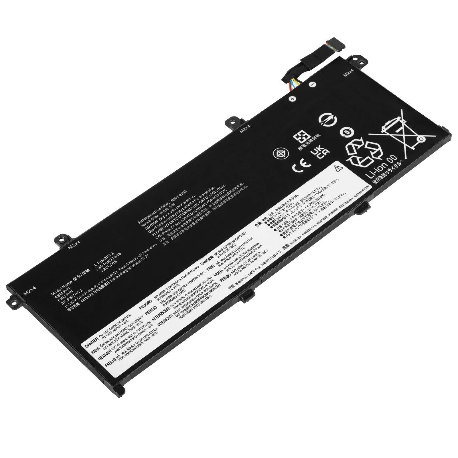 L18C3P72 Battery for Lenovo ThinkPad T490 T495 P43S T14 P14s 1st Gen