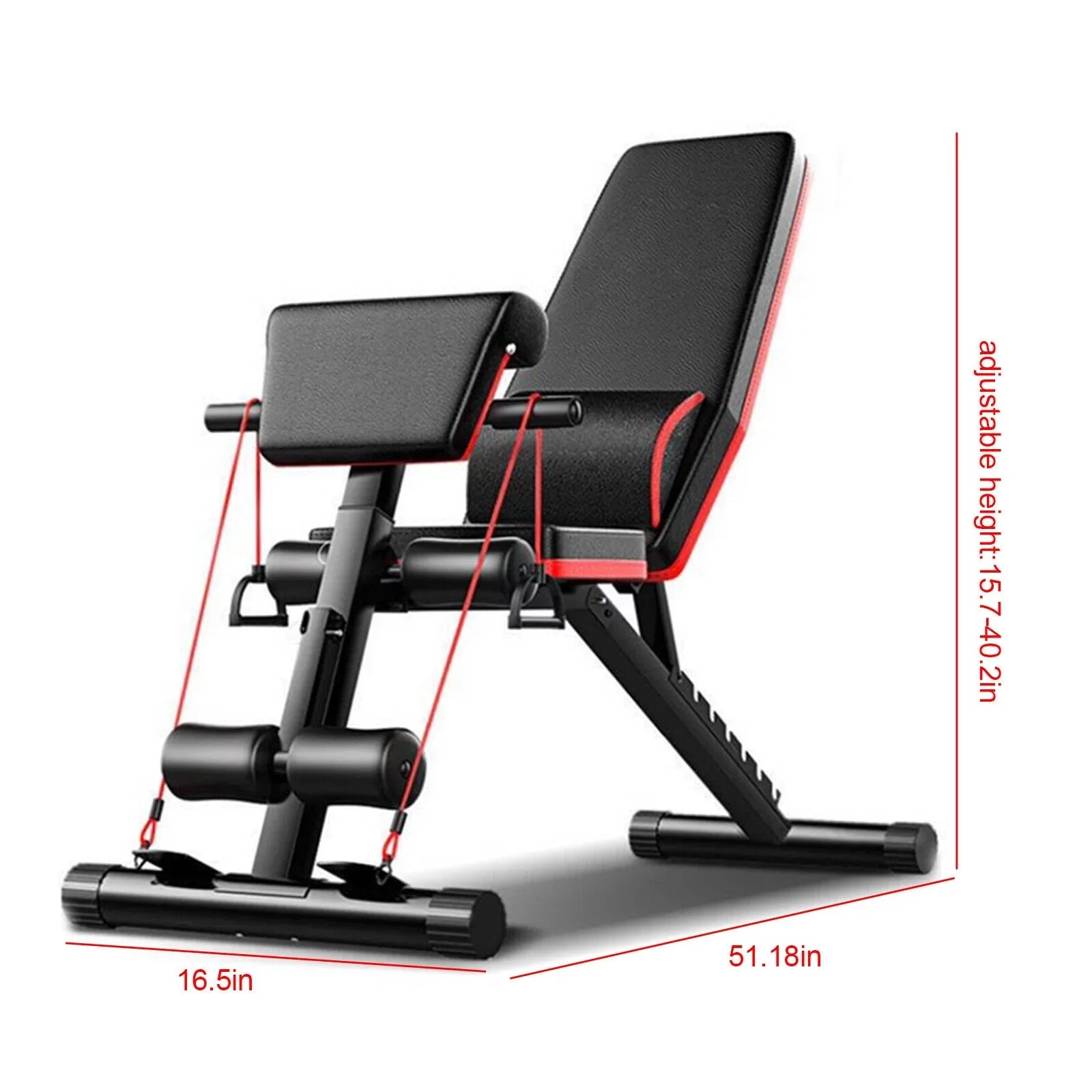 160kg / 352.7lb Multifunctional Workout Adjustable Weight Bench for Home Gym