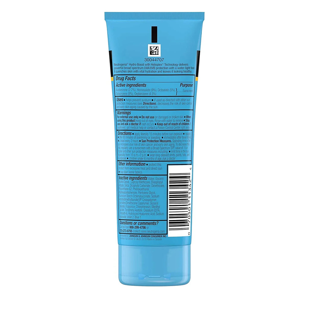 5 Pack Neutrogena Hydro Boost Water Gel Lotion Sunscreen SPF 50 3 oz