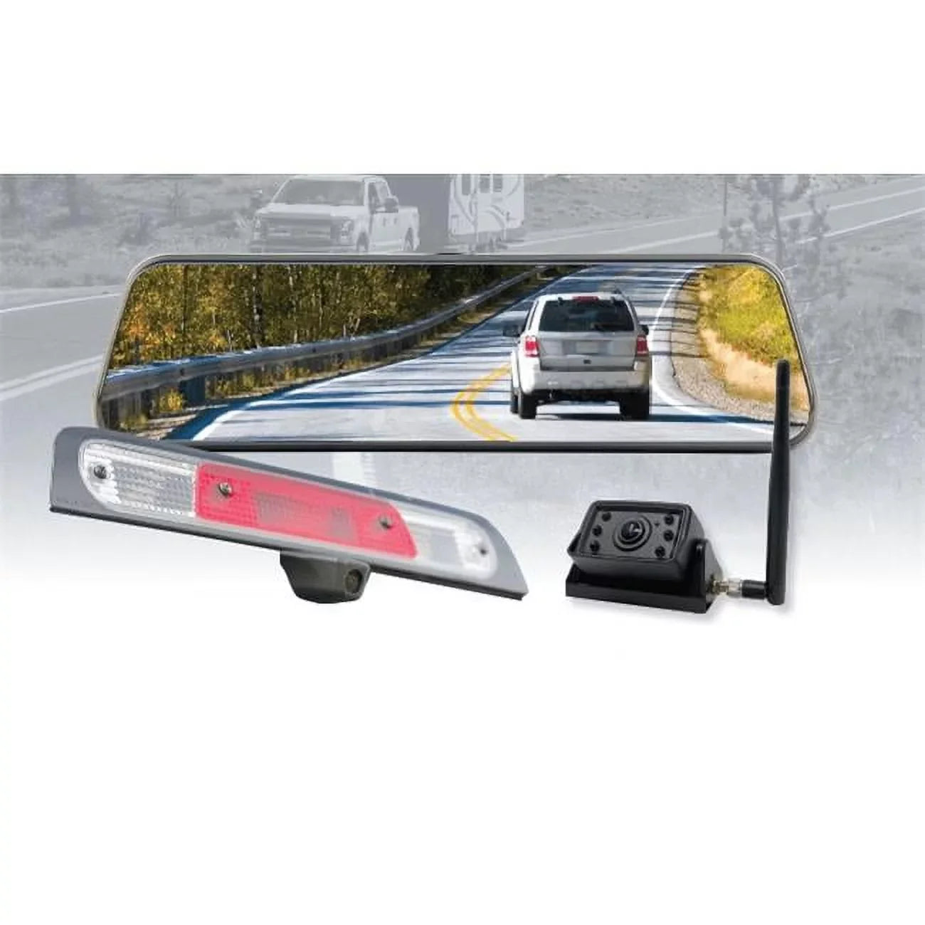 Brandmotion Trns 2191 Park Assist Camera/Rear View Mirror Kit Fits select: 2019-2022 GMC SIERRA