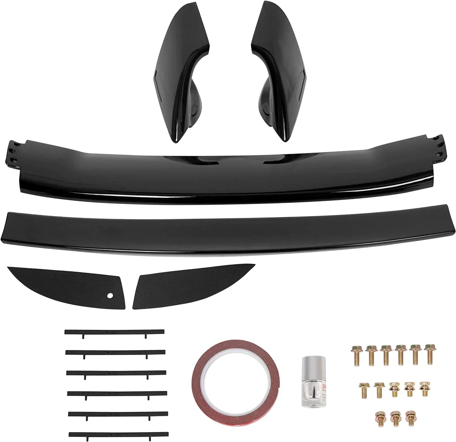 Rear Trunk Spoiler Wing Matching with 2006-2011 Honda Civic 4 Door Sedan ABS Trunk Spoiler Wing Painted Gloss Black