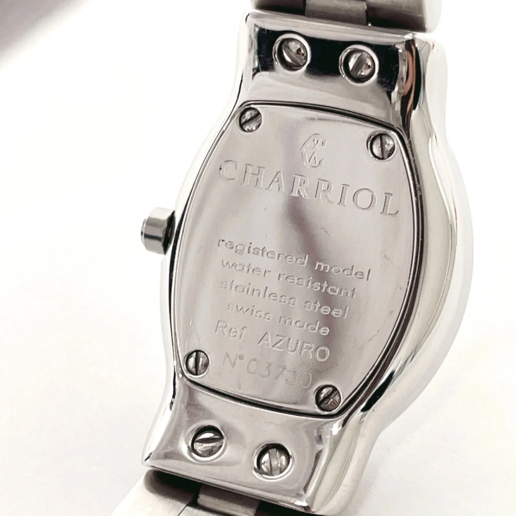 Pre-Owned Charriol Azzurro Watch Stainless Steel CHARRIOL AZURO300900 Women's Silver F3102467 (Good)