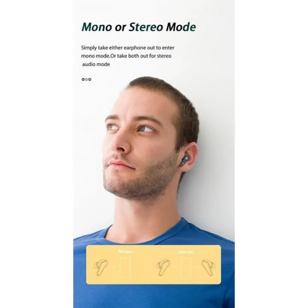 Wireless TWS Earphones for Amazon Fire Max 11 (2023) - Earbuds Headphones True Stereo Headset Hands-free Mic Charging Case Suitable With Amazon Fire Max 11 (2023) Tablet