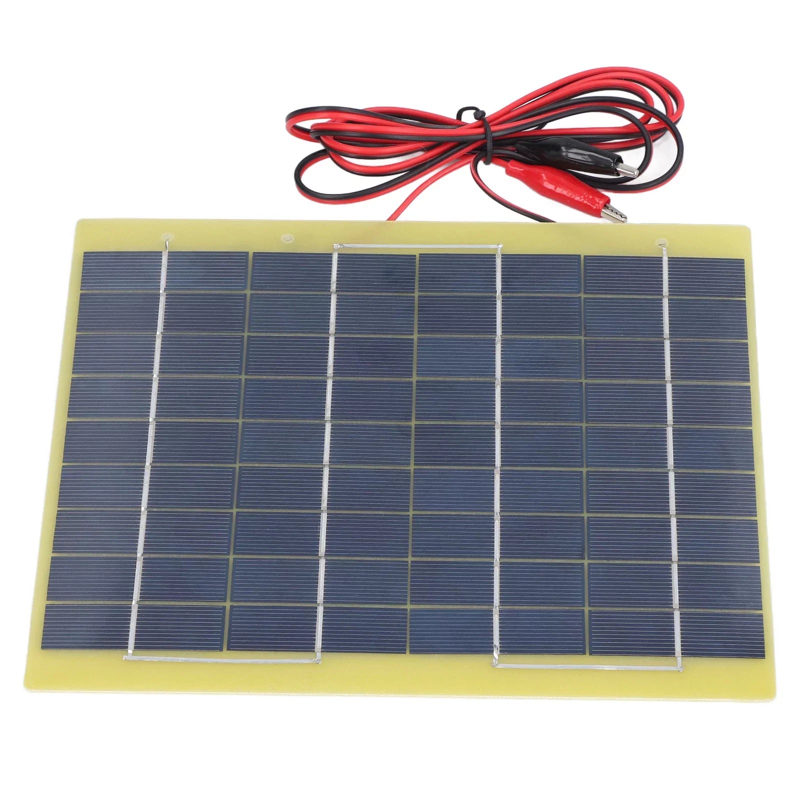 Qulable Solar Panel Polysilicon Material Low Light Efficiency Lightweight Portable Solar Charger for Charging 12V Battery 5W 18V