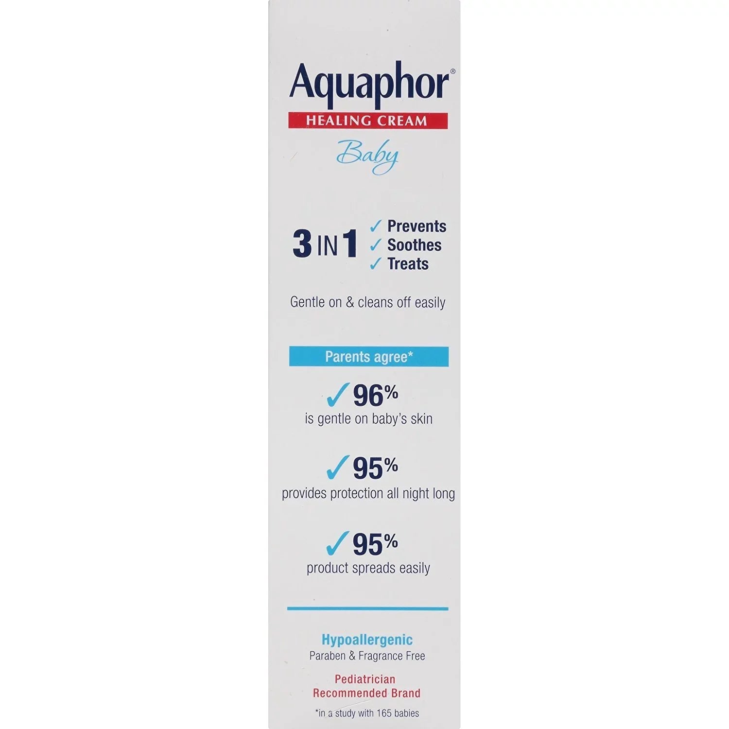 Aquaphor Baby Diaper Rash Cream 3.5 Ounce Pack of 3
