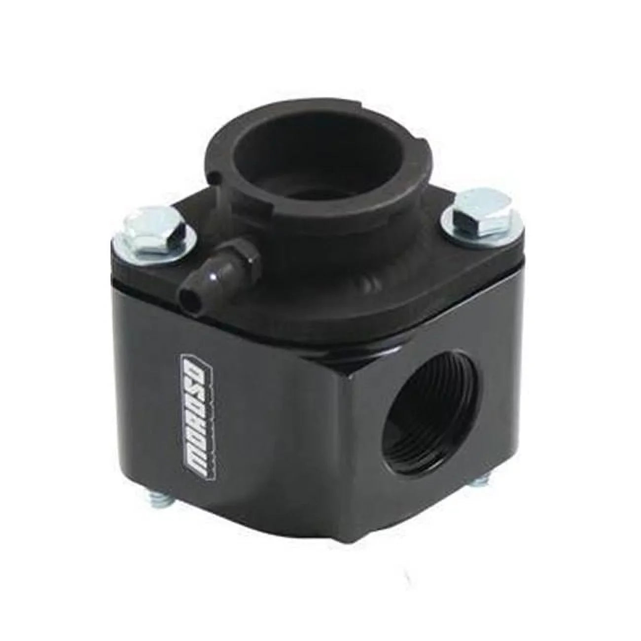 Moroso 63424 Manifold Filler Neck Kit - Billet Aluminium Black