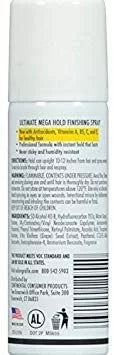 Salon Grafix Mega Hold Freezing Hair Spray, 1.5 oz (Pack of 6)