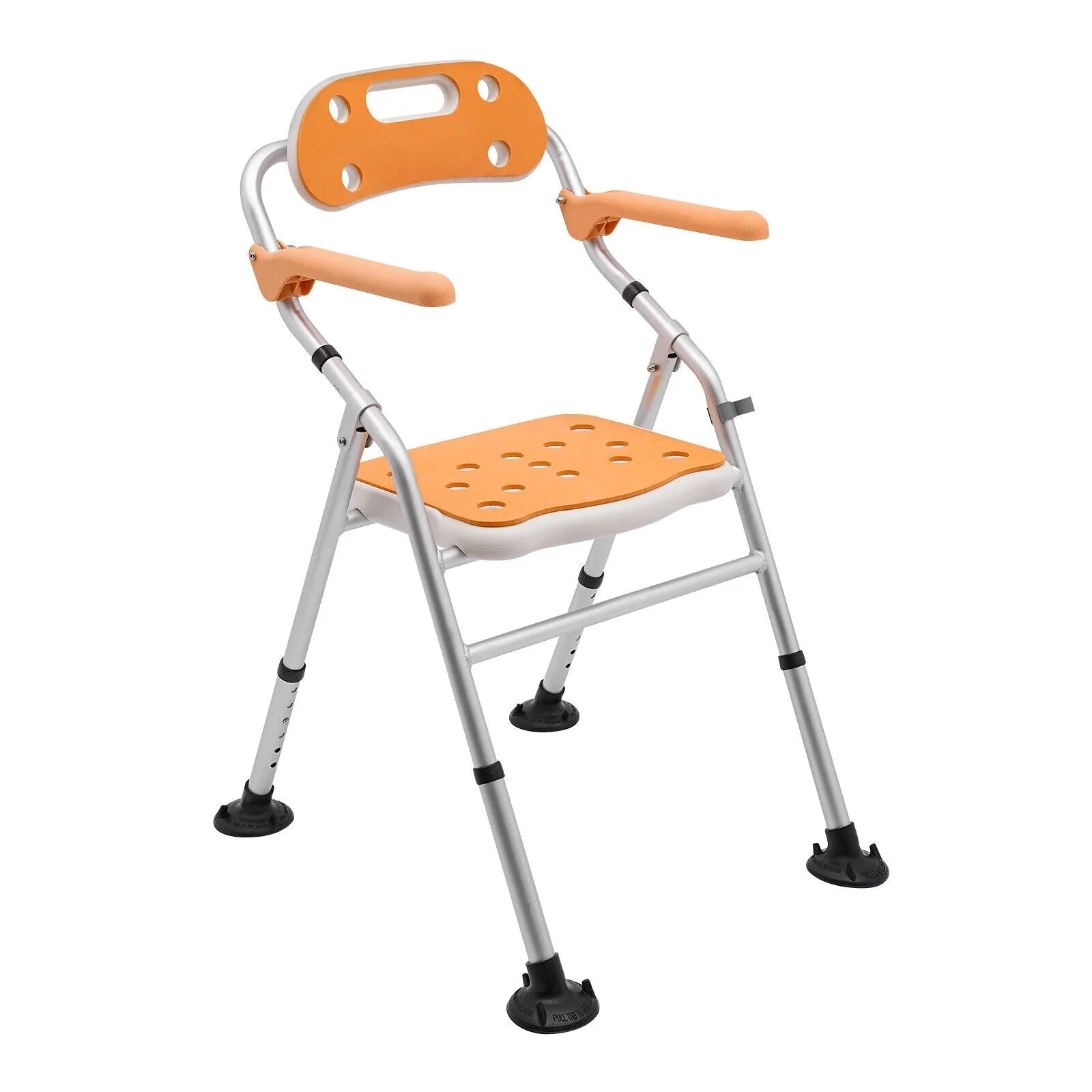 330lb Shower Stool Seat Tub Bench Folding Bath Chair for Seniors Handicap Adults