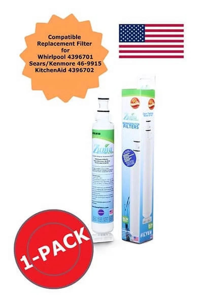 ZUMA Brand , Water and Ice Filter , Model # OPFW3-RF300 , Fitting with Whirlpool® 2301706 - 3574 - Made in U.S.A.